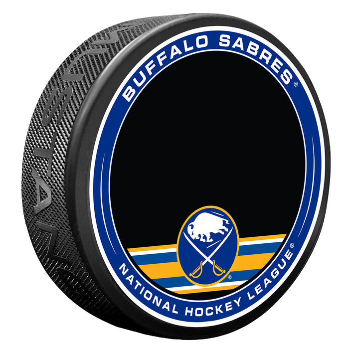 Buffalo Sabres Unsigned Outer Ring Autograph Puck