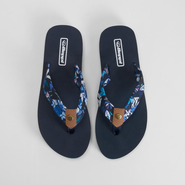 Chancla de dedo estampado floral azul BEPPI