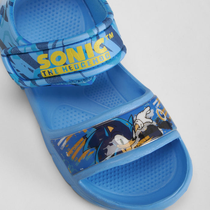 Chancla velcro azul SONIC