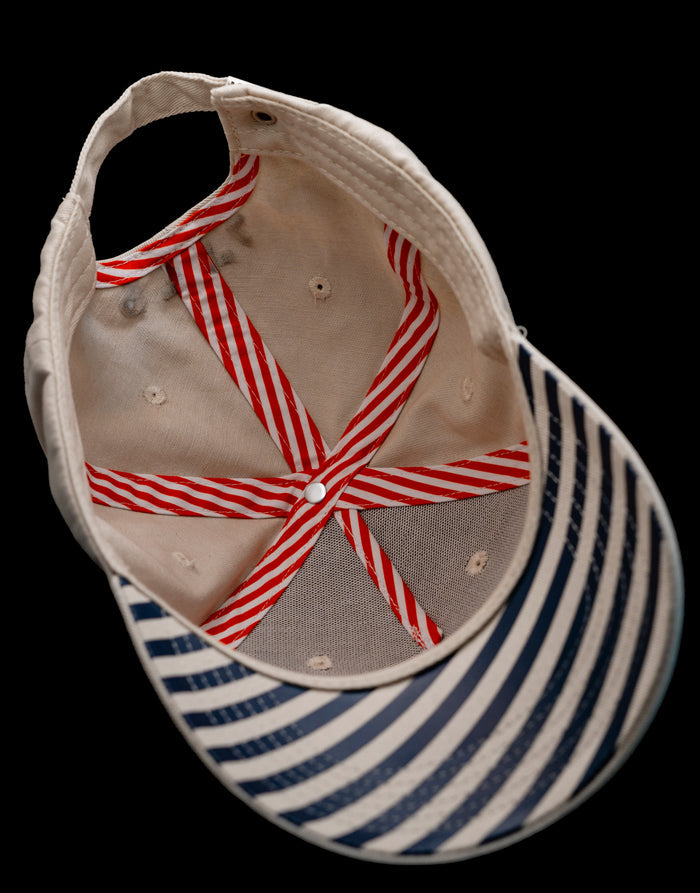 cream bicycle caps inside