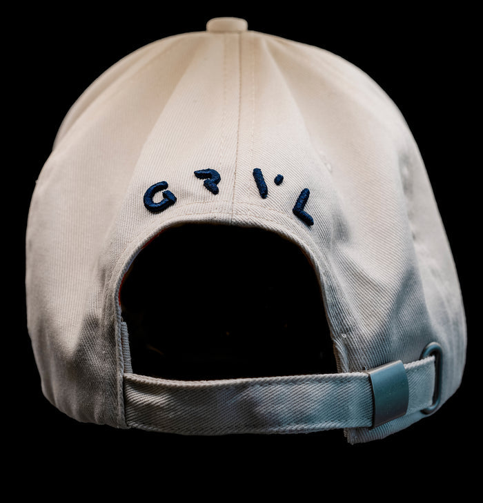 white bicycle caps back