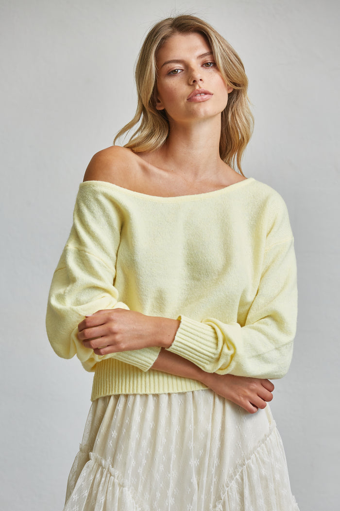Cloud Soft Off-Shoulder Sweater
