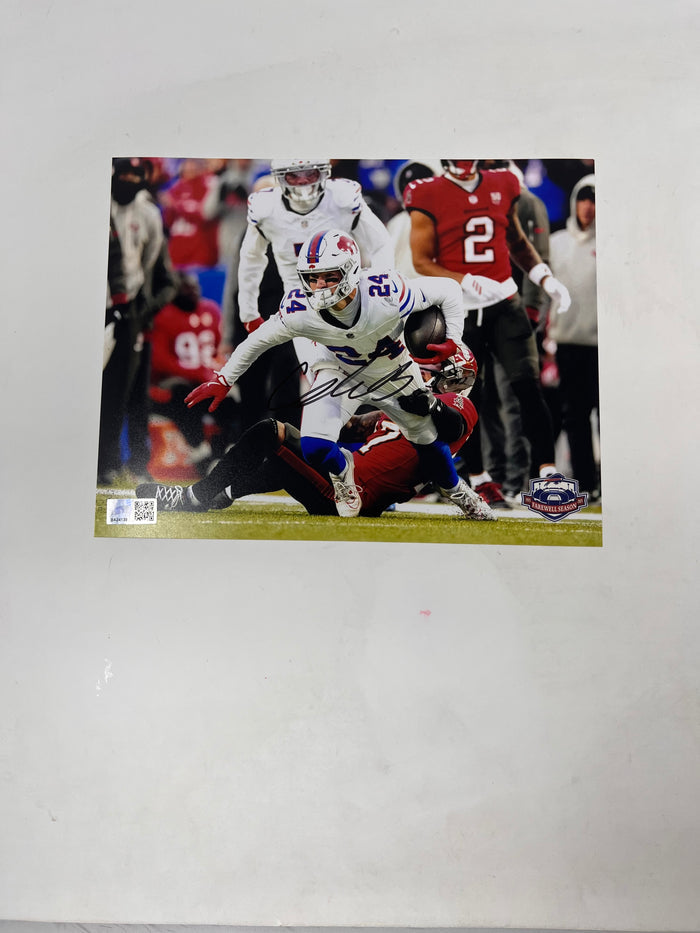 Cole Bishop Signed Interception vs Buccaneers 8x10 Photo