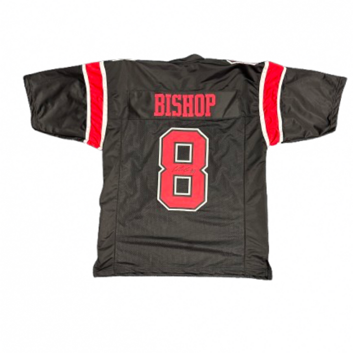 Cole Bishop Signed Pro-Style Black College Football Jersey