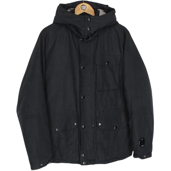 CP Company Micro-M Navy Blue Full Zip Padded Goggle Jacket