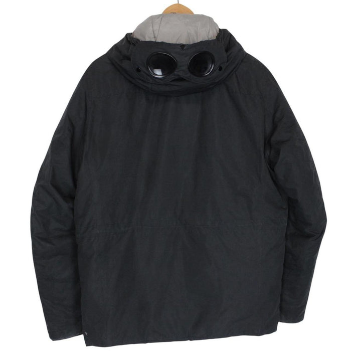 CP Company Micro-M Navy Blue Full Zip Padded Goggle Jacket