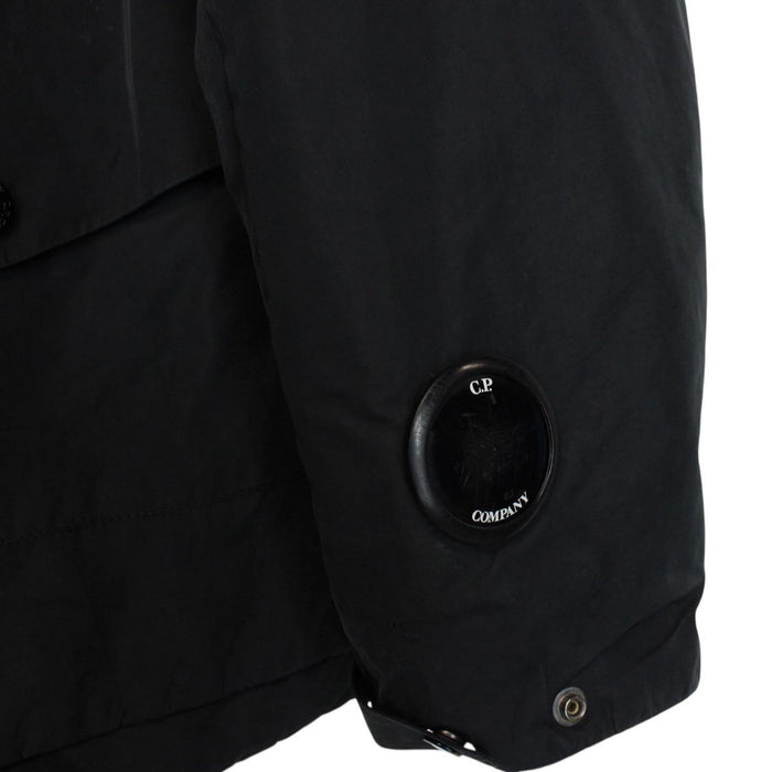 CP Company Micro-M Navy Blue Full Zip Padded Goggle Jacket