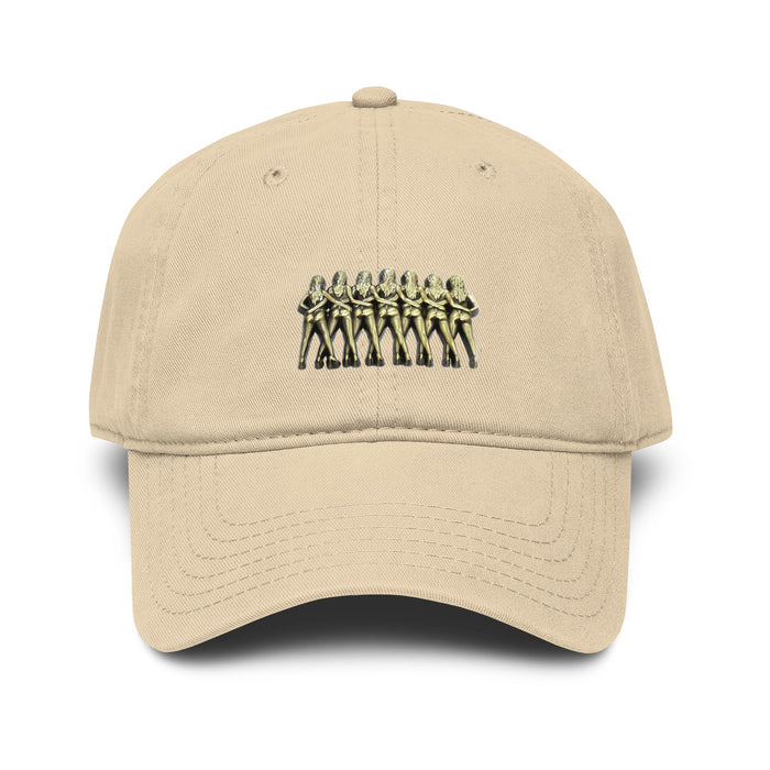 Crazy Girls Washed Baseball Cap