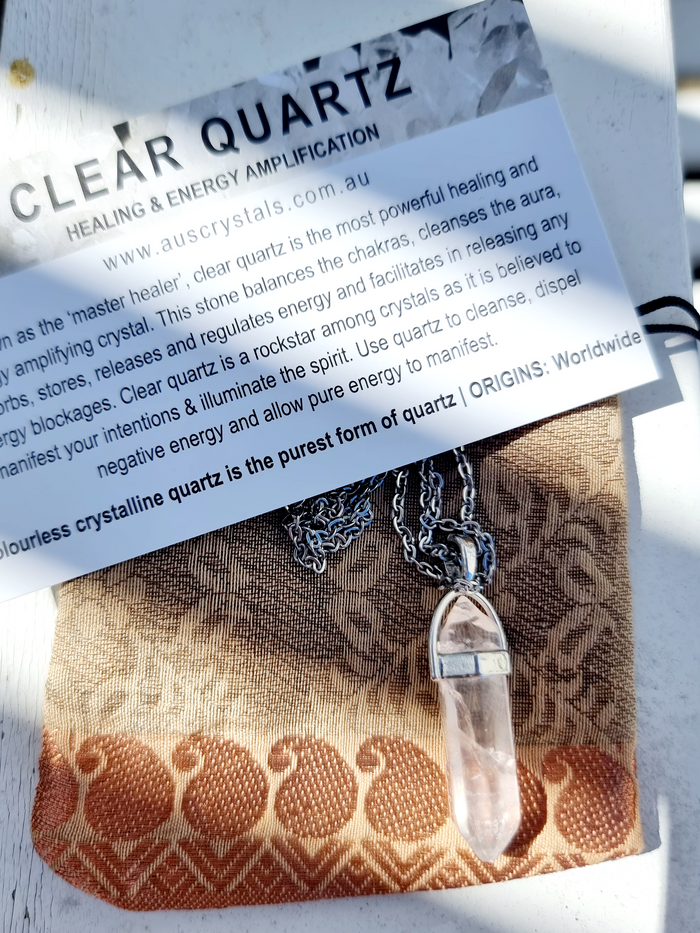 CRYSTAL POINT NECKLACES