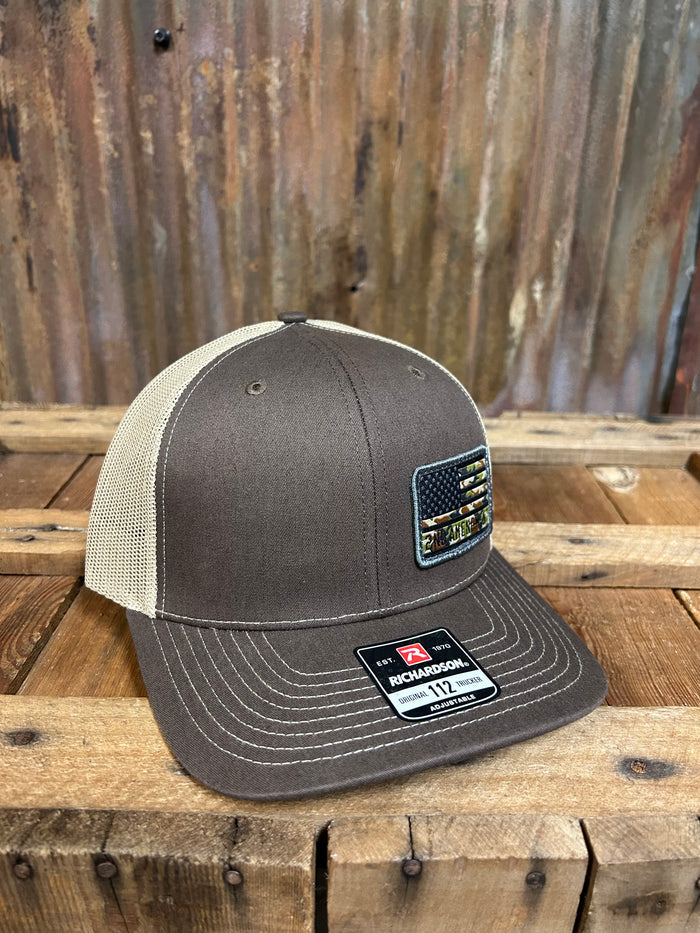 Dally Up 2nd Amendment Brown/Khaki Ballcap