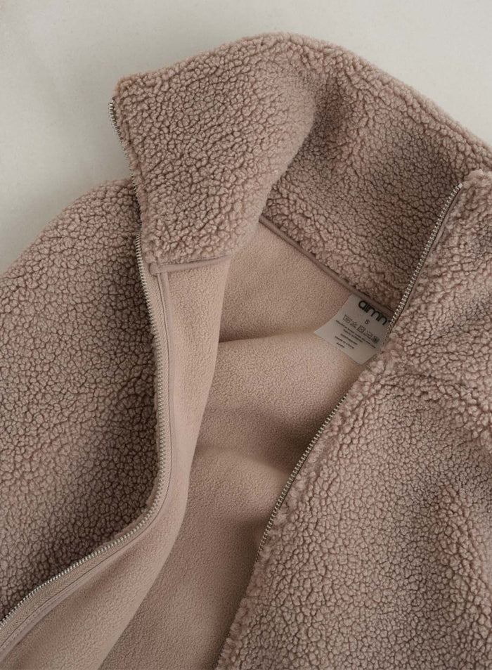 Dark Clay Pile Jacket