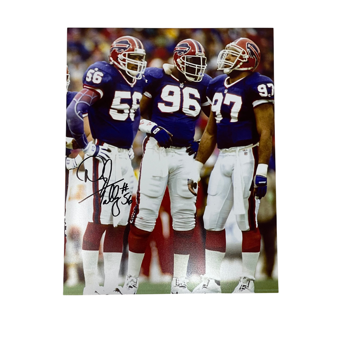 Darryl Talley Signed Talking to Teammates Photo
