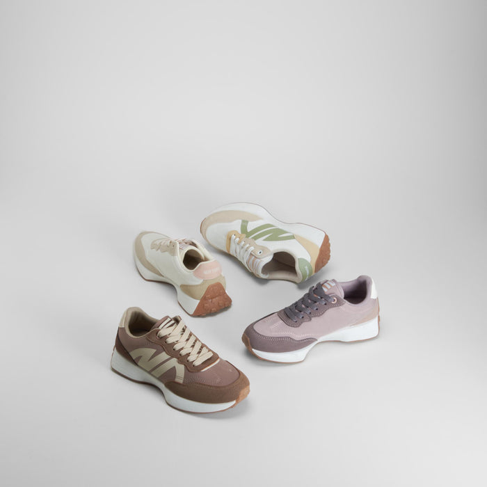 Deportiva retrojogging beige NYC