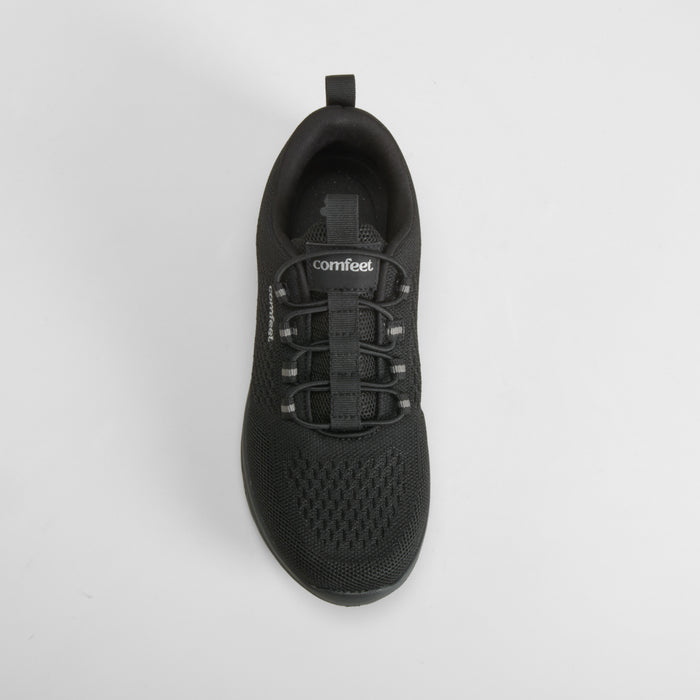 Deportiva walking elásticos negro COMFEET