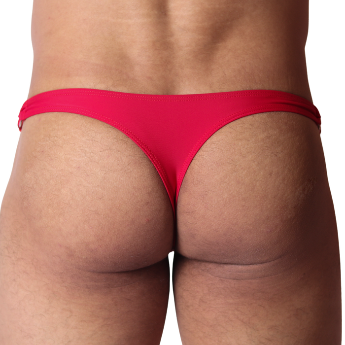 Dinamic Red Swim G String vista posterior de Gigo Underwear