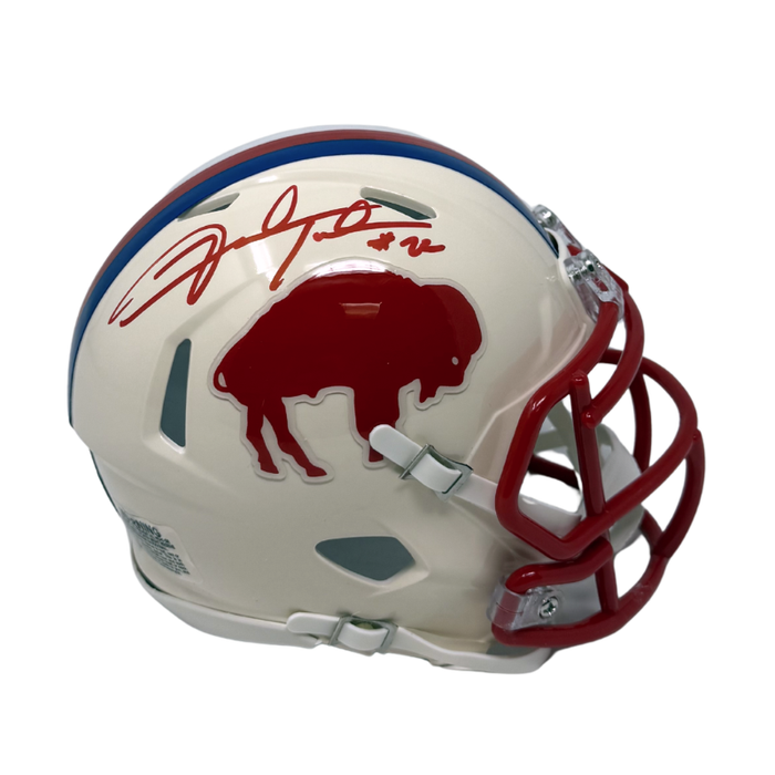 Fred Jackson Signed Buffalo Bills Retro Speed Mini Helmet