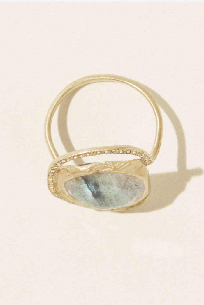 Gaia Ring - Labradorite