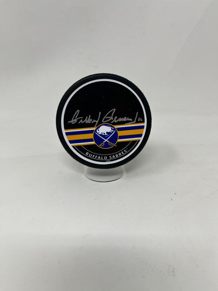Gilbert Perreault Signed Buffalo Sabres Autograph Hockey Puck