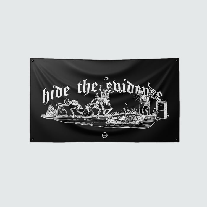 Hide the Evidence 3x5 Flag