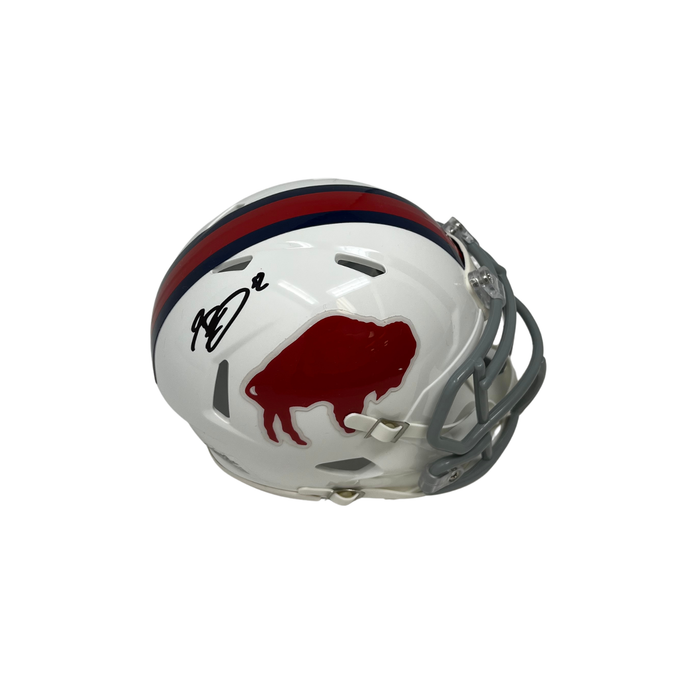 Kaleb Elarms-Orr Signed Buffalo Bills Standing Buffalo Speed Mini Helmet