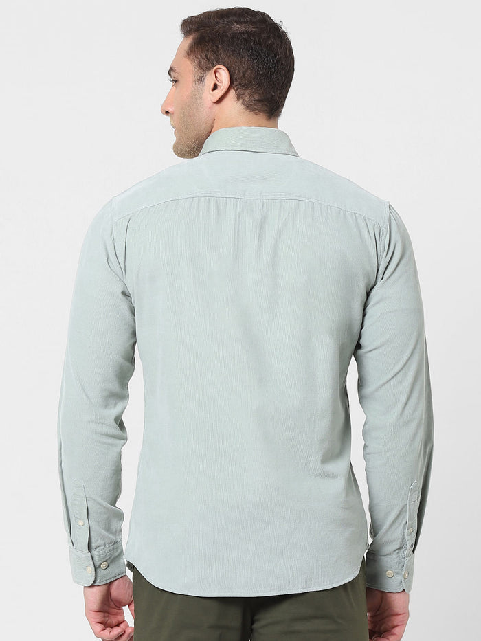 Light Green Full Sleeves Shirt