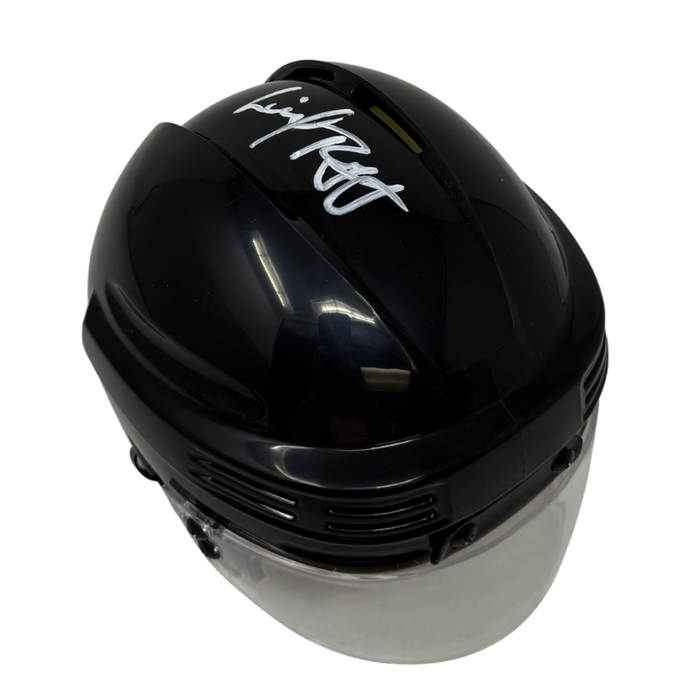 Lindy Ruff Signed Buffalo Sabres Black Hockey Mini Helmet
