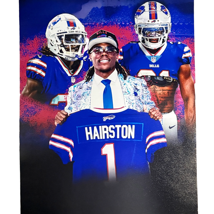 Maxwell Hairston Unsigned Draft Color Burst Collage 8x10 Photo