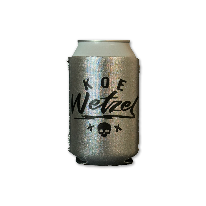 Metallic Skull Koozie