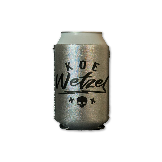 Metallic Skull Koozie
