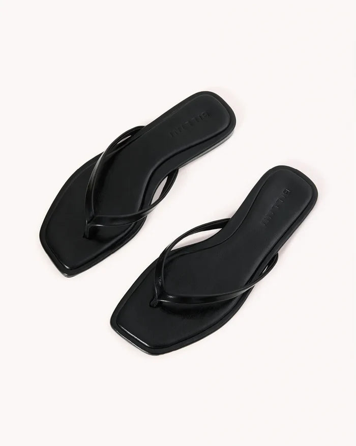 Millicent Thong - Black Shine