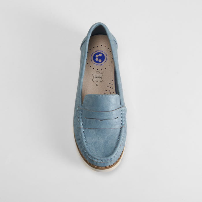 Mocasín kiowa azul COMFEET