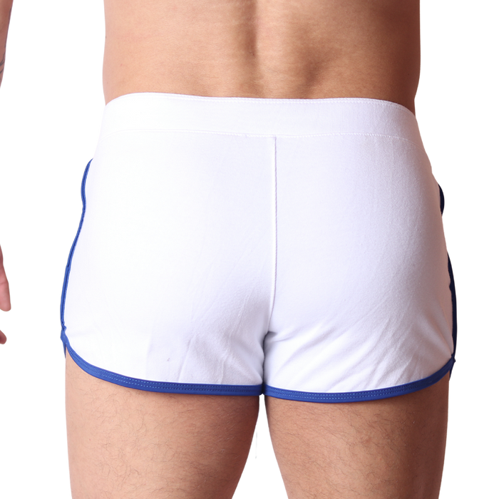 Nafts White Shorts vista posterior de Gigo Underwear
