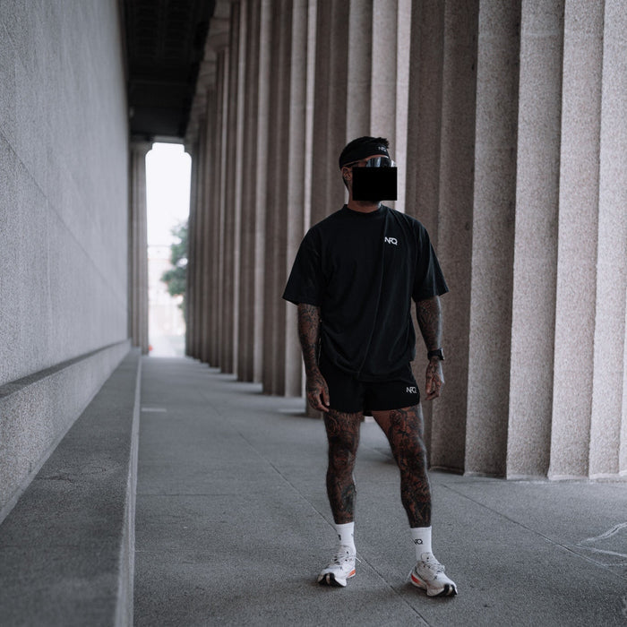 NVRFKNQUIT - Black - Relaxed Tee