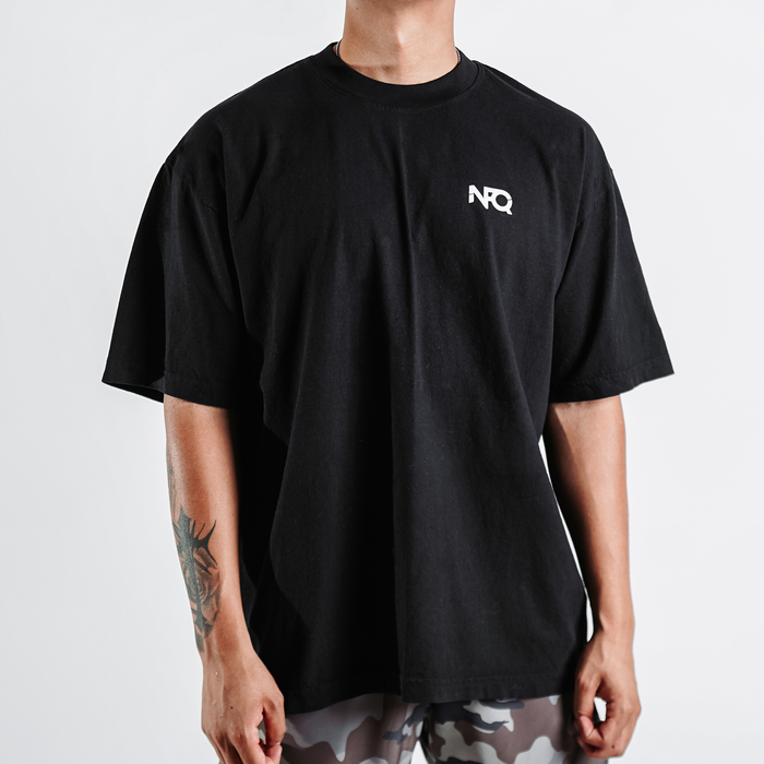 NVRFKNQUIT - Black - Relaxed Tee