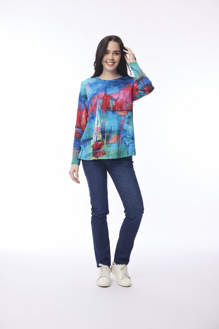 Orientique Organic Cotton Printed Top