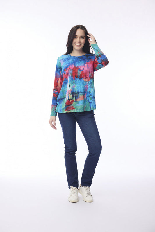Orientique Organic Cotton Printed Top