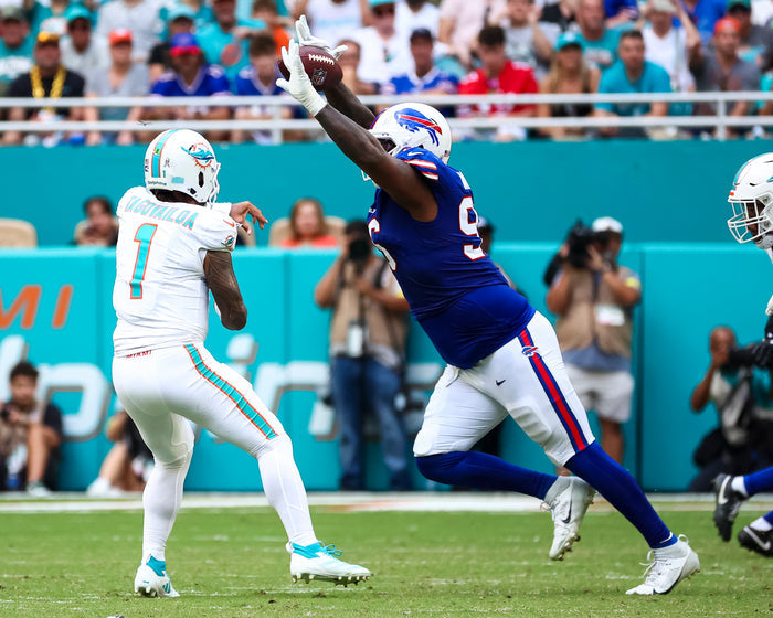 PRE-SALE: Deone Walker Signed Batting Down Ball vs Dolphins