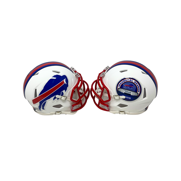 PRE-SALE: Dion Dawkins Signed TSE Exclusive White Speed Mini Helmet