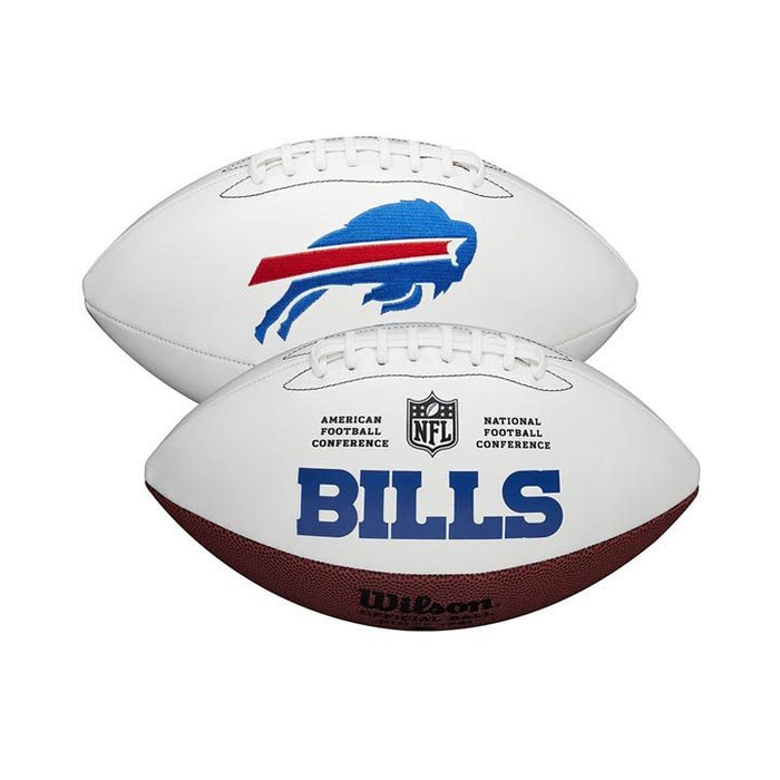 PRE-SALE: DJ Moore Signed Buffalo Bills White Logo Football PRE-SALE TSE Buffalo