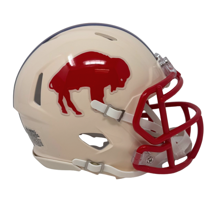PRE-SALE: Skyler Bell Signed Buffalo Bills Retro Speed Mini Helmet