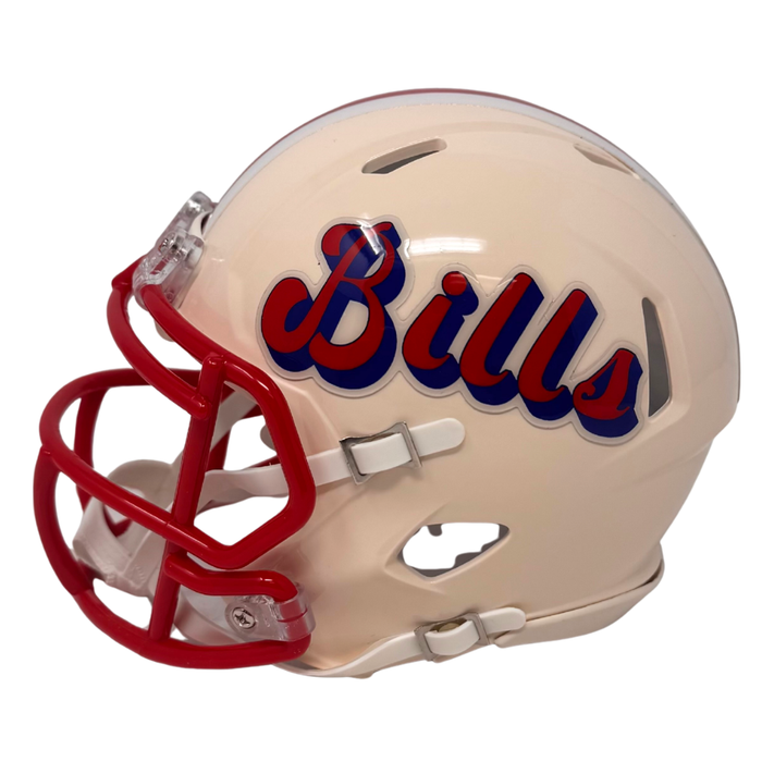 PRE-SALE: Skyler Bell Signed Buffalo Bills Retro Speed Mini Helmet
