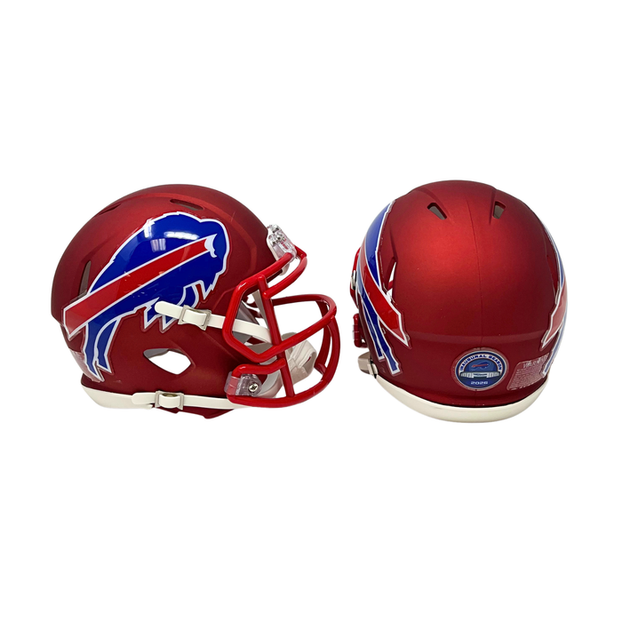 PRE-SALE: Terrel Bernard Signed TSE Exclusive Red Speed Mini Helmet