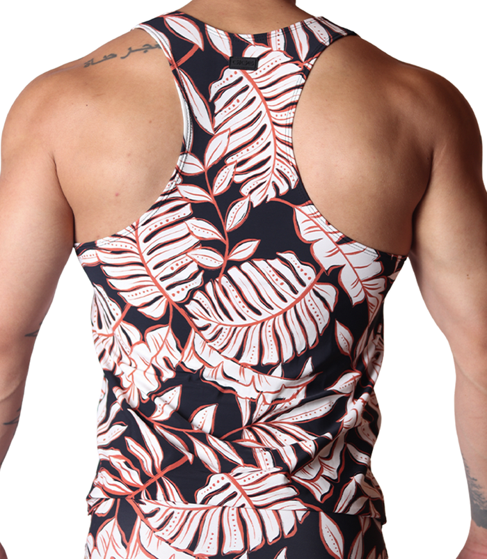 Prisma Black Tank vista posterior de Gigo Underwear
