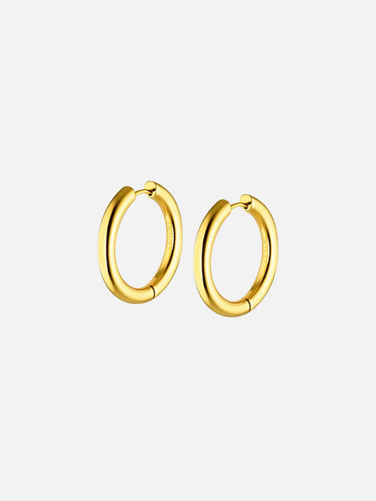 Rhode Huggie Earrings - 18K Gold