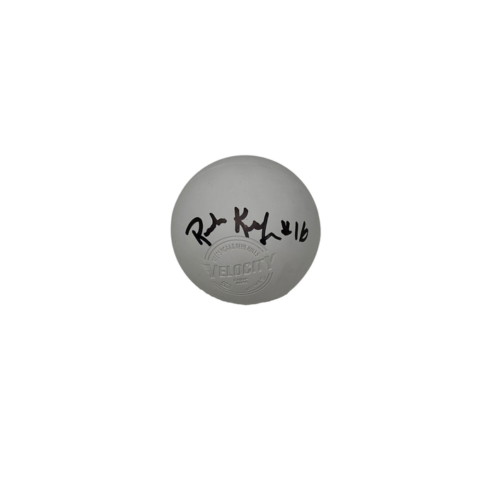 Rich Kilgour Signed White Lacrosse Ball