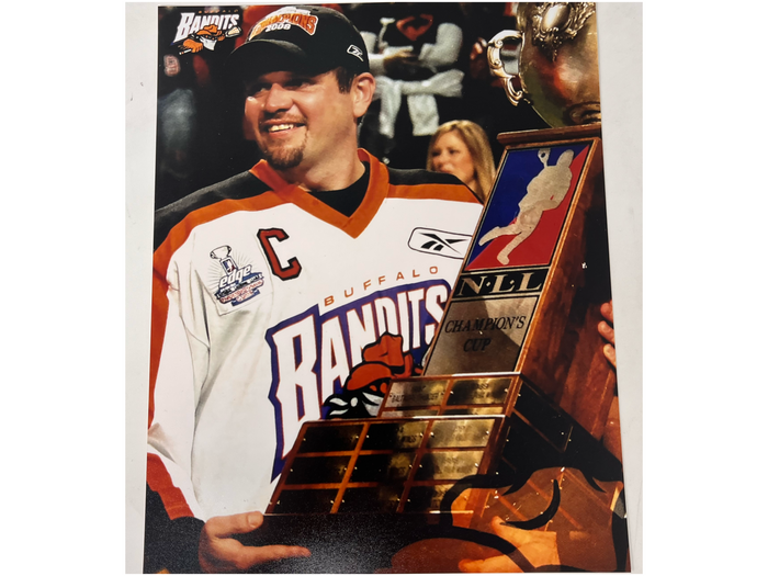 Rich Kilgour Unsigned Holding 2008 Trophy Photo