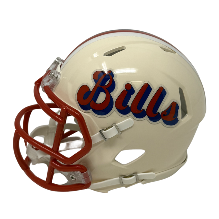 Sam Franklin Jr Signed Buffalo Bills Retro Speed Mini Helmet