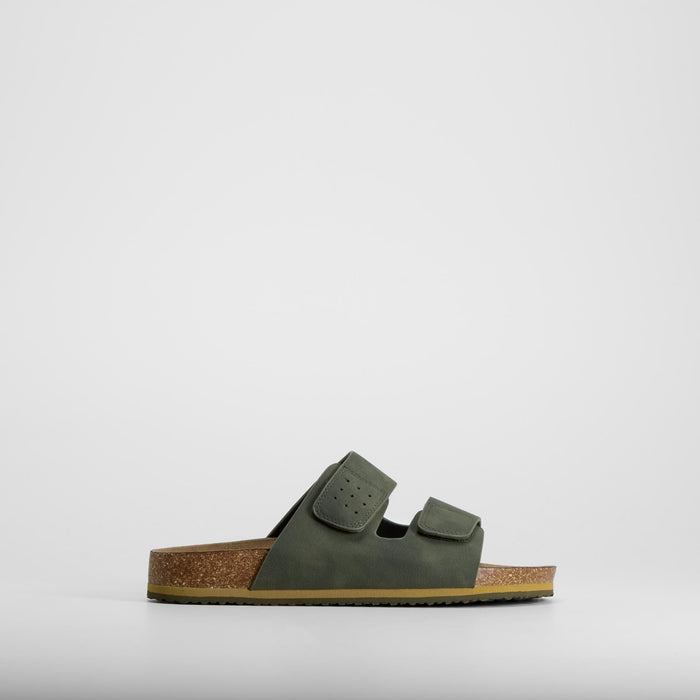 Sandalia bio velcro verde NYC