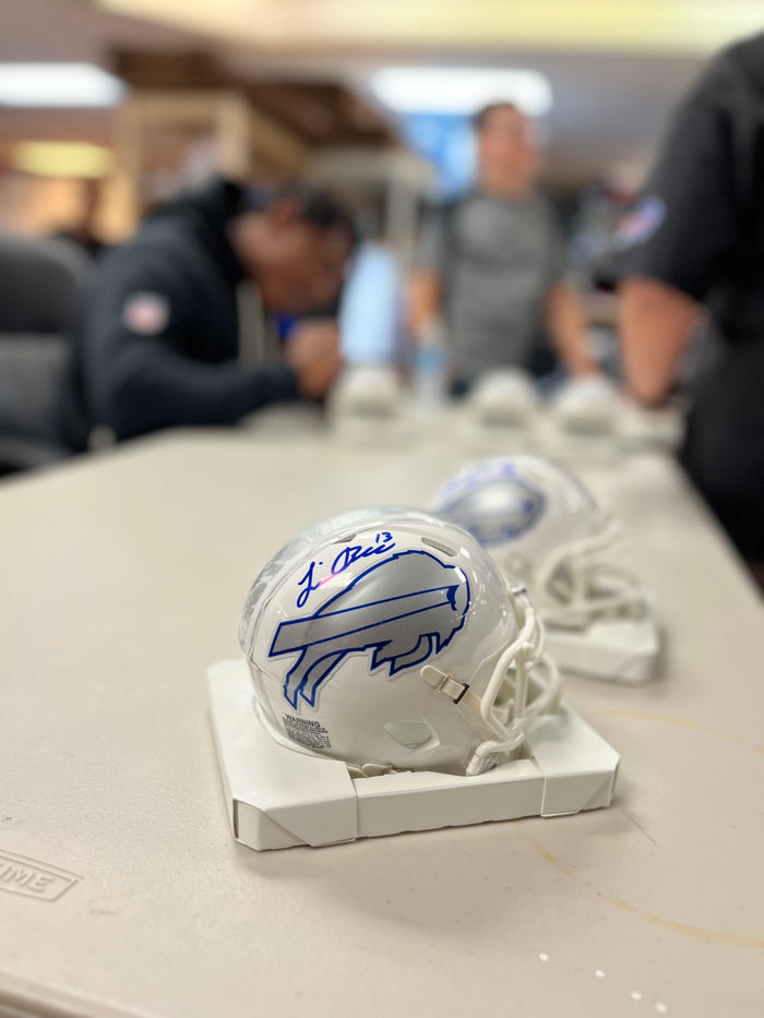 Skyler Bell Signed Buffalo Bills Rivalries Speed Mini Helmet