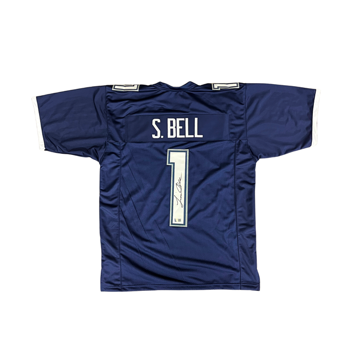 Skyler Bell Signed Pro-Style Navy College Jersey